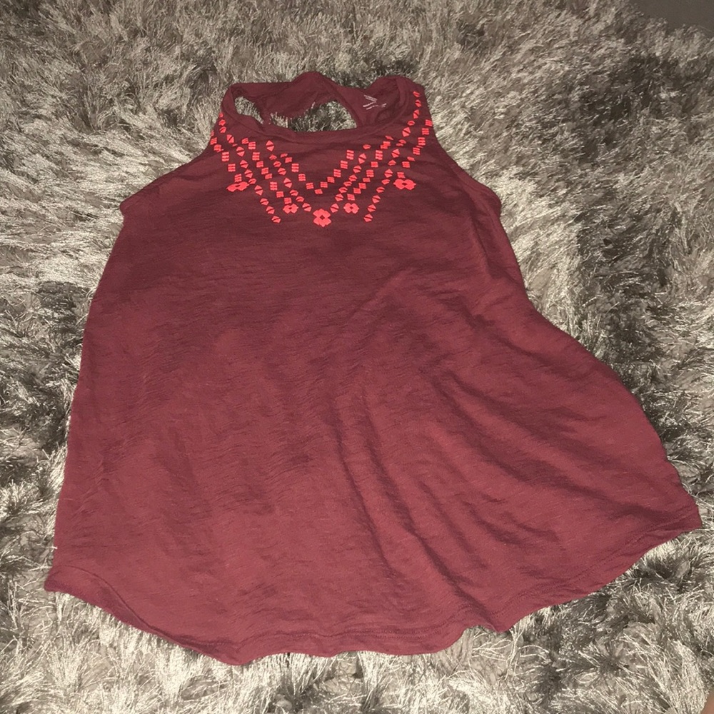 Maroon shirt